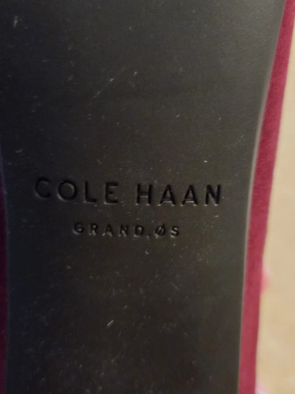 Cole Haan Burgundy Suede and Patent NWOB Sz 8.5